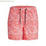 Տղամարդու լողազգեստ SQUAD Jack & Jones PAISLEY 12234512 վարդագույն