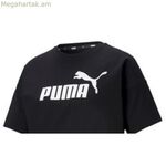 Կանացի կարճ թևքով մարզաշապիկ Puma CROPPED LOGO TEE 586866 01 սև