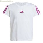 Մանկական կարճ թևքով մարզաշապիկ Adidas JG 3S TEE 160 JN6494 սպիտակ