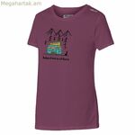 Կանացի կարճ թևքով մարզաշապիկ Joluvi Adventure՝ կարմիր-կարմիր