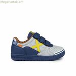 Մանկական փակ տարածքի ֆուտբոլային կոշիկներ Munich G-3 Kid Vco Profit կապույտ-մոխրագույն