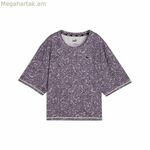 Կանացի կարճ թևքով մարզաշապիկ Puma Train Favorite Aop Crop Mujer Purple