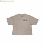 Կանացի կարճ թևքով մարզաշապիկ Puma Puma Script Beige