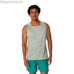 Տղամարդկանց մայկա Asics Fujitrail Singlet մոխրագույն, բաց մոխրագույն