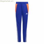 Երկար սպորտային տաբատ Adidas Tiro24 մարզական նեղ կապույտ