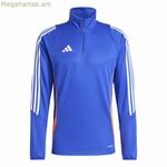Սվիտեր առանց գլխարկի Adidas Tiro24 մարզական կապույտ
