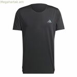 Տղամարդկանց կարճ թևքերով մարզաշապիկ Adidas Adizero վազքի համար՝ սև