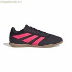 Adidas 6 Predator Club IN սև, մեծահասակների համար նախատեսված փակ տարածքի ֆուտբոլային կոշիկներ