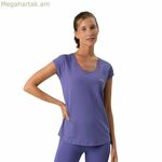 Կանացի կարճ թևքով շապիկ Ditchil Ease մանուշակագույն