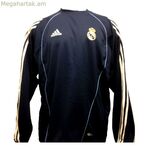 Տղամարդու սվիտեր առանց գլխարկի Adidas Real Madrid CF Blue Football