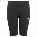 Սպորտային լեգինսներ մանկական Adidas Essentials 3 Stripes սև
