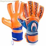 Դարպասապահի ձեռնոցներ Հո ֆուտբոլային Ikarus Rollo նարնջագույն