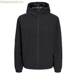 Սպորտային բաճկոն Jack & Jones JORVESTERBRO գլխարկով բաճկոն 12272898 սև