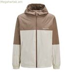 Սպորտային բաճկոն Jack & Jones JORVESTERBRO գլխարկով բաճկոն 12272898 շագանակագույն