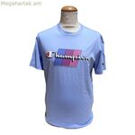 Տղամարդկանց կարճ թևքերով մարզաշապիկ Champion CHAMPION SS TEE 221219 PWB կապույտ
