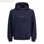 Տղամարդու վերնաշապիկ Jack & Jones JORNORREBRO EMB SWEAT HOOD NOOS 12282861 Մուգ կապույտ