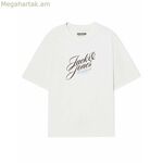 Տղամարդու կարճ թևքով Jack & Jones JORINWOOD SS վզնոցով շապիկ FST 12284732 սպիտակ