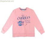 Hooded Sweatshirt for Girls Stitch Pink