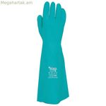 Աշխատանքային ձեռնոցներ JUBA կանաչ նիտրիլային ատլասե ծածկույթով լողավազանի համար