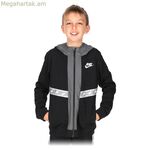 Մանկական սպորտային բաճկոն Nike սև բամբակյա