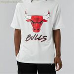 Կարճ թևքով սպորտային մարզաշապիկ NBA SCRIPT MESH New Era WHIFDR 60284736 սպիտակ