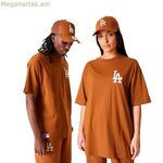 Կարճ թևքով սպորտային մարզաշապիկ New Era TEE LOSDOD TPNSTN 60416427 շագանակագույն