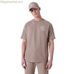 Կարճ թևքով սպորտային մարզաշապիկ New Era ESSNTLS LC OS TEE NEYYAN 60435555 Մոխրագույն