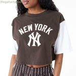 Կանացի կարճ թևքով մարզաշապիկ՝ «Նյու Էրա» սև