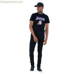 Կարճ թևքով սպորտային մարզաշապիկ New Era NOS NBA LOSLAK 60416756 սև