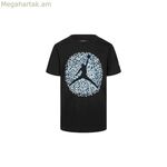 Մանկական կարճ թևքով մարզաշապիկ Nike JDB POOLSIDE JUMPMAN SS TEE 95D122 023 սև