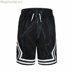 Սպորտային շորտեր երեխաների համար Jordan JDN MJ AOP DIAMOND ՇՈՐՏ 95C890 F66 Սև