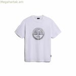 Կարճ թևքով սպորտային շապիկ Napapijri S-Bollo Ss 1 սպիտակ