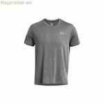 Տղամարդու կարճ թևքով շապիկ Under Armour Launch Splatter մոխրագույն