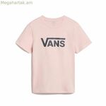 Կանացի կարճ թևքով մարզաշապիկ Vans Drop V Ss Crew Salmon