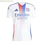 Տղամարդկանց կարճաթև ֆուտբոլային վերնաշապիկ Adidas Olympique Lyonnais 24/25 Home