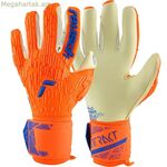 Դարպասապահի ձեռնոցներ Reusch Attrakt Gold X Dark Orange մեծահասակների համար