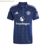 Տղամարդու կարճաթև ֆուտբոլային մարզաշապիկ Adidas Manchester United 24/25 Away-ի համար