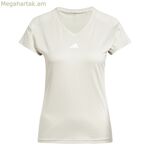 Կանացի կարճ թևքով մարզաշապիկ Adidas Aeroready Minimal Beige Fitness