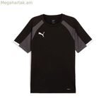 Տղամարդկանց կարճ թևքով ֆուտբոլային մարզաշապիկ Puma Individual liga սև