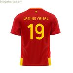 Տղամարդկանց կարճաթև ֆուտբոլային վերնաշապիկ RFEF Home Jsy 24 Lamine Yamal