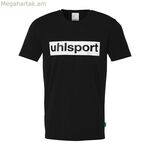 Տղամարդու կարճ թևքով ֆուտբոլային մարզաշապիկ Uhlsport Essential Promo սև