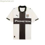 Տղամարդկանց կարճ թևքով ֆուտբոլային մարզաշապիկ Puma Parma Calcio Home սպիտակ