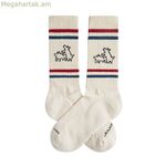 Ջիմմի Լայոն Ատլետիկ գուլպաներ Քիթ Հարինգ Ուայթ