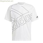 Տղամարդու կարճ թևքով մարզաշապիկ Adidas Giant Logo սպիտակ