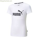 Մանկական կարճ թևքով մարզաշապիկ Puma ESS Logo սպիտակ