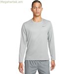 Տղամարդու երկար թևքով մարզաշապիկ Nike Dri-Fit Uv Miler Long-Sl մոխրագույն