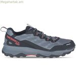 Տղամարդու լեռնային վազքի կոշիկներ Merrell Speed Strike Gore-Tex պողպատե կապույտ