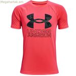 Մանկական կարճ թևքով շապիկ Under Armour Tech Hybrid կարմիր