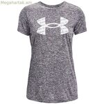 Կանացի կարճ թևքով շապիկ Under Armour Tech Twist մոխրագույն