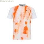 Տղամարդու կարճ թևքով մարզաշապիկ Head Padel Tech Orange Padel